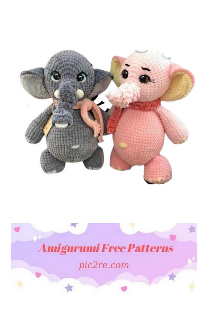 Amigurumi Elephant Free Pattern – Pic2re.com