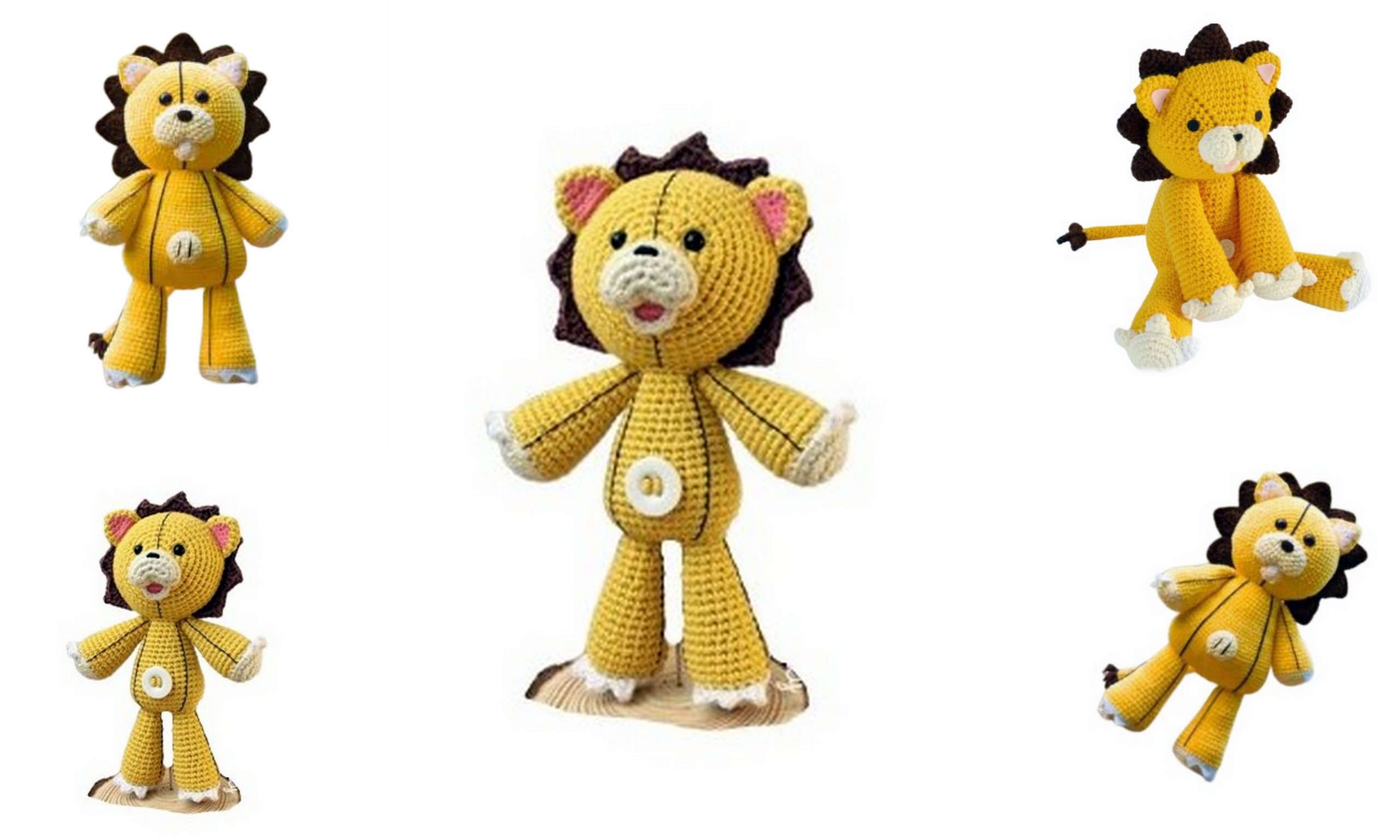 Amigurumi Plush Lion Free Pattern - Amigurumi Patterns