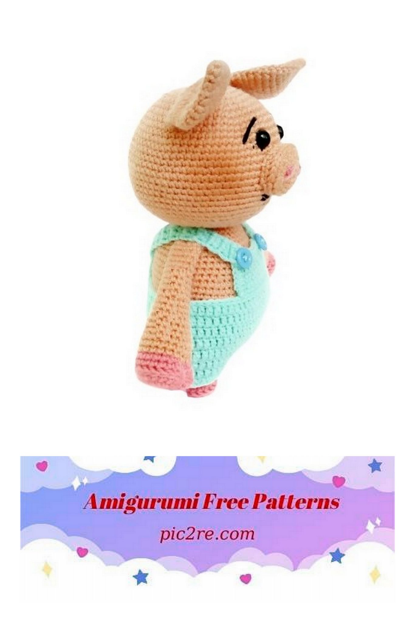 Amigurumi Couple Pig Free Pattern - Amigurumi Patterns