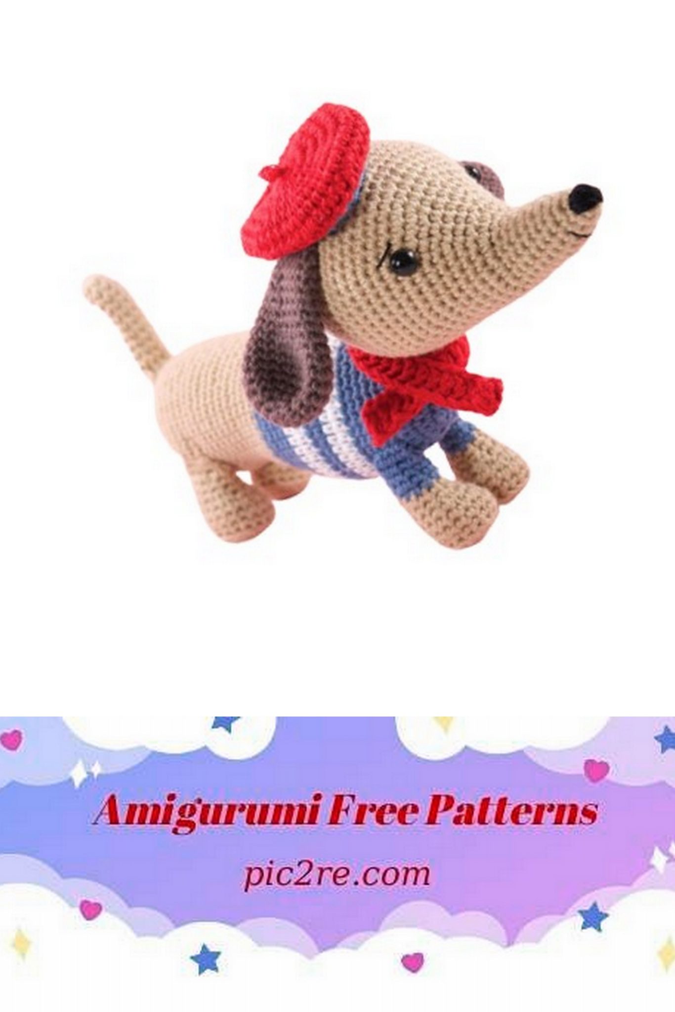 7+ Animaguri Crochet Patterns Amigurumi Dog Manu Free Pattern - Amigurumi Patterns