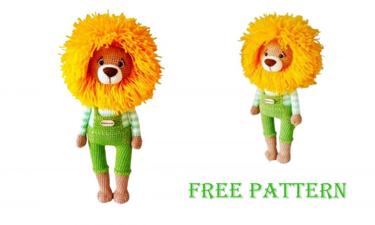 Amigurumi Lion in Suit Free Pattern