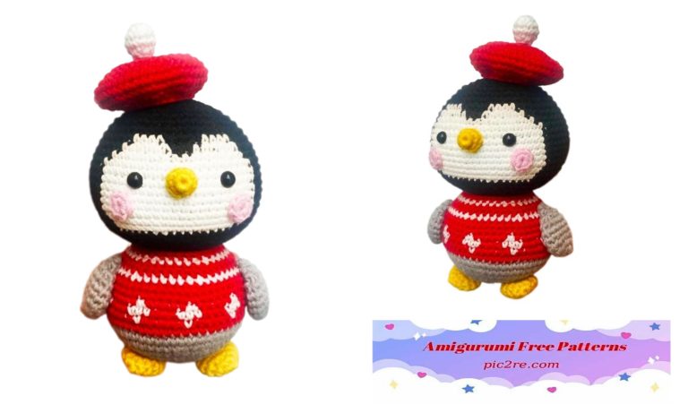 Amigurumi Christmas Penguin Martin Free Pattern