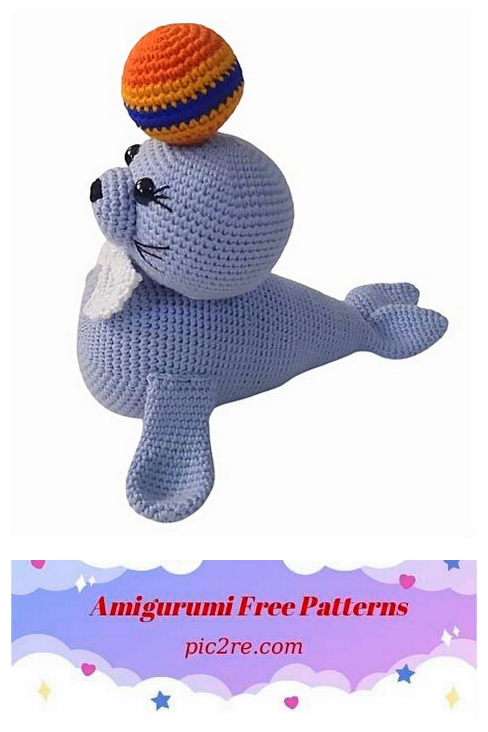 Amigurumi Ares Seal Free Pattern - Amigurumi Patterns