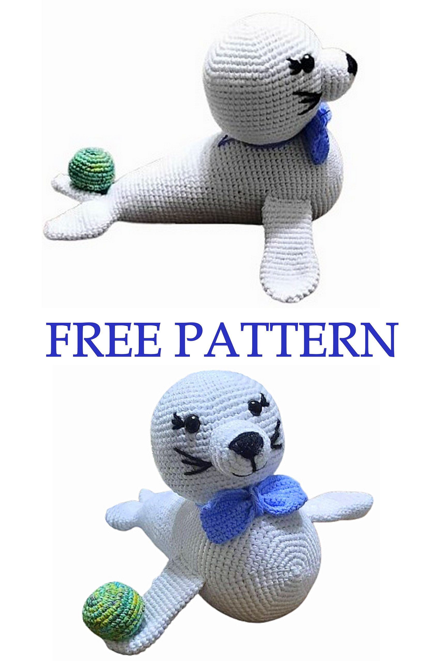 Amigurumi Ares Seal Free Pattern - Amigurumi Patterns