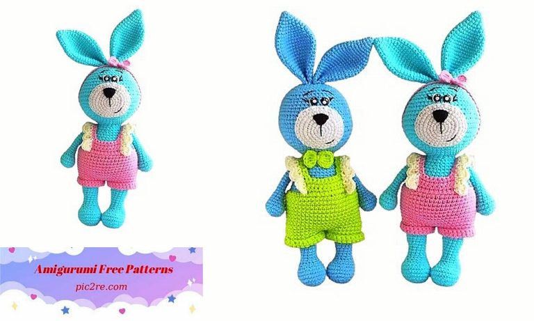 Crochet Free Bunny in dress Pattern