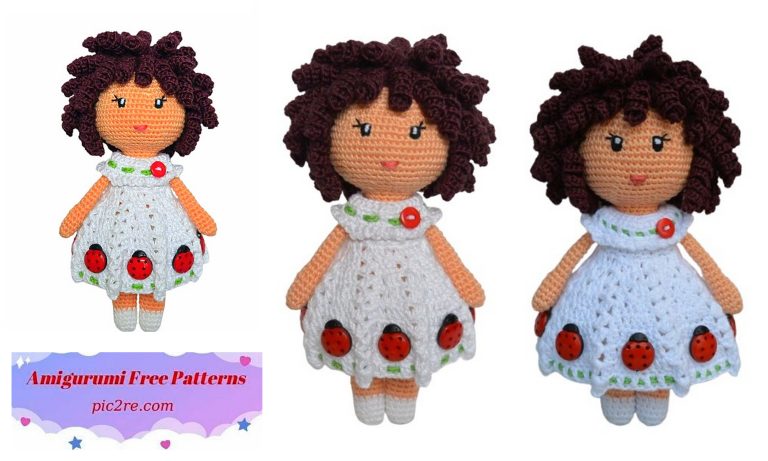 Free Ladybug Doll Amigurumi Pattern