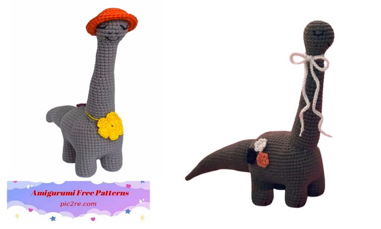 Free Amigurumi Dinosaur Pattern – Perfect for Your Next Crochet Project