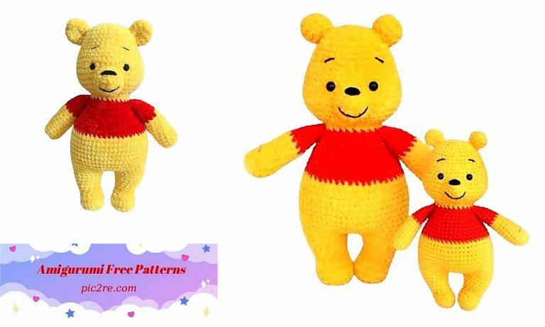 Winnie The Pooh Bear Amigurumi Pattern