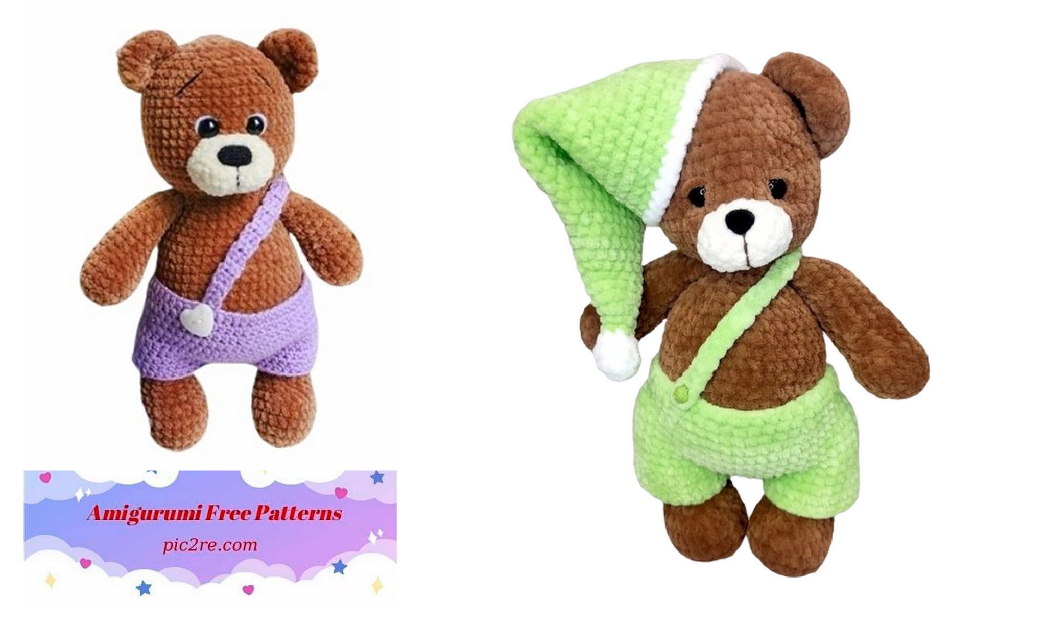 Amigurumi Stitched Bear Free Pattern – Amigurumi Patterns