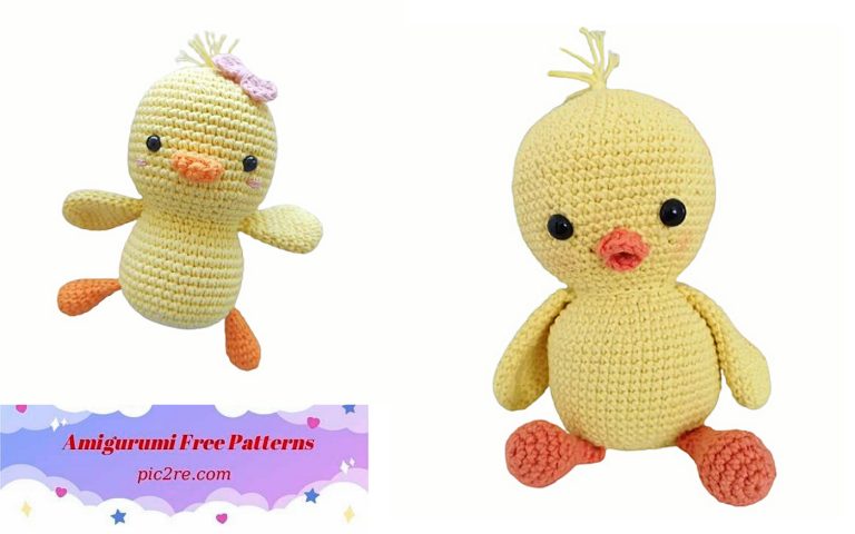 Free little ducks Amigurumi Pattern