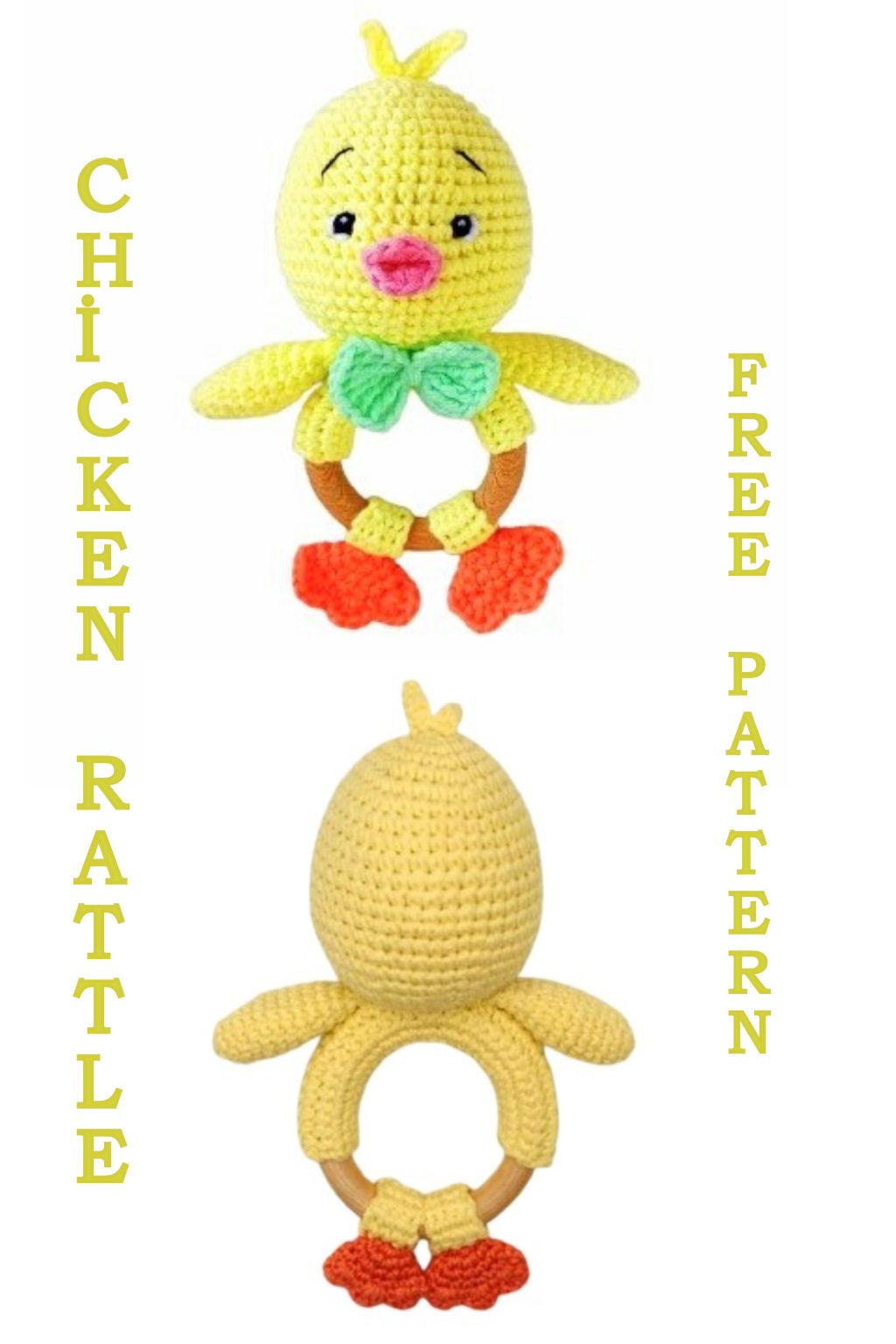 Amigurumi Chicken Rattle Free Pattern - Amigurumi Patterns